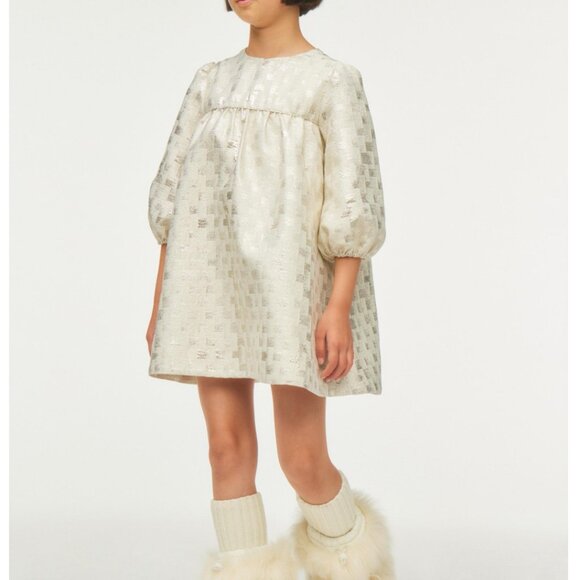 Zara Girls - SPARKLY JACQUARD DRESS - Size 13-14 - Fits age 12 - Picture 1 of 6
